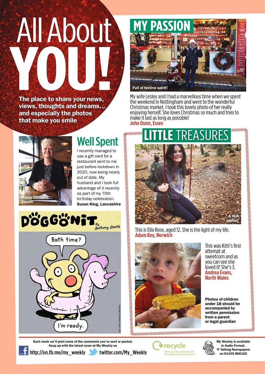 My Weekly Preview Pages