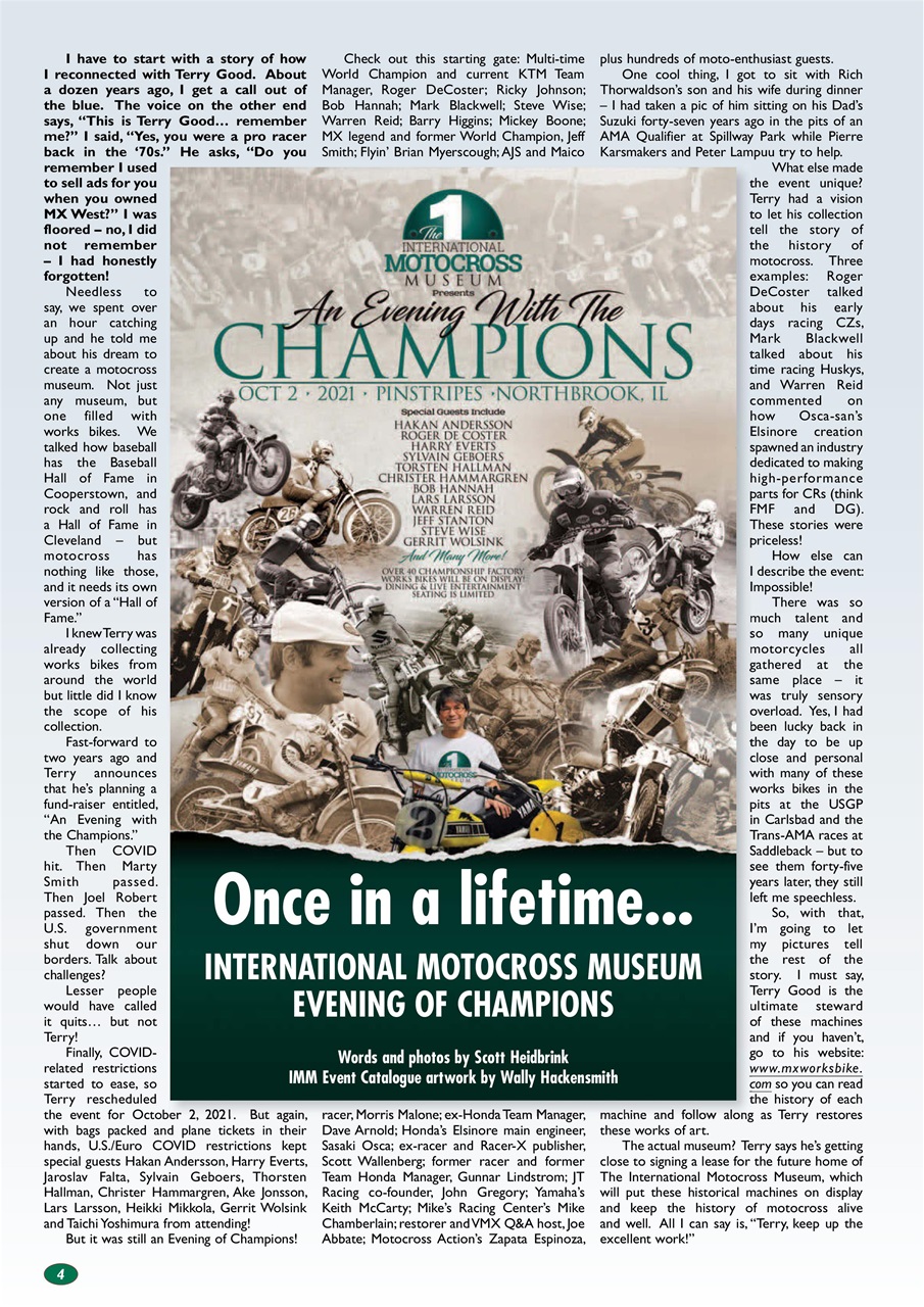 VMX Magazine Preview Pages