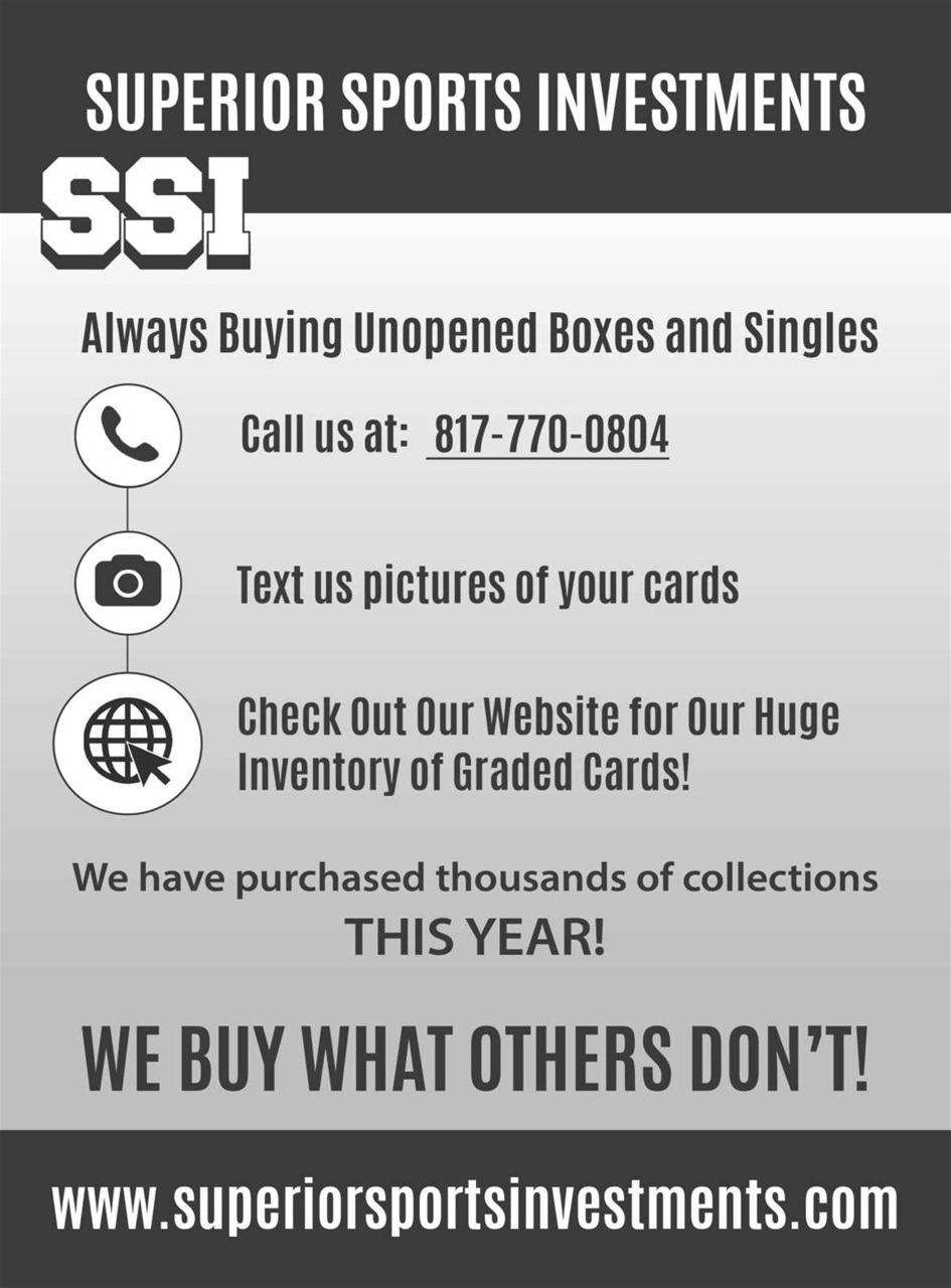 Sports Card Monthly Magazine Preview Pages