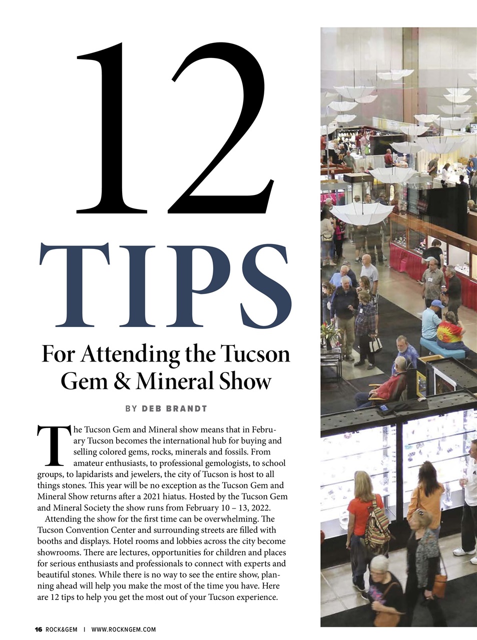 Rock&Gem Magazine Preview Pages