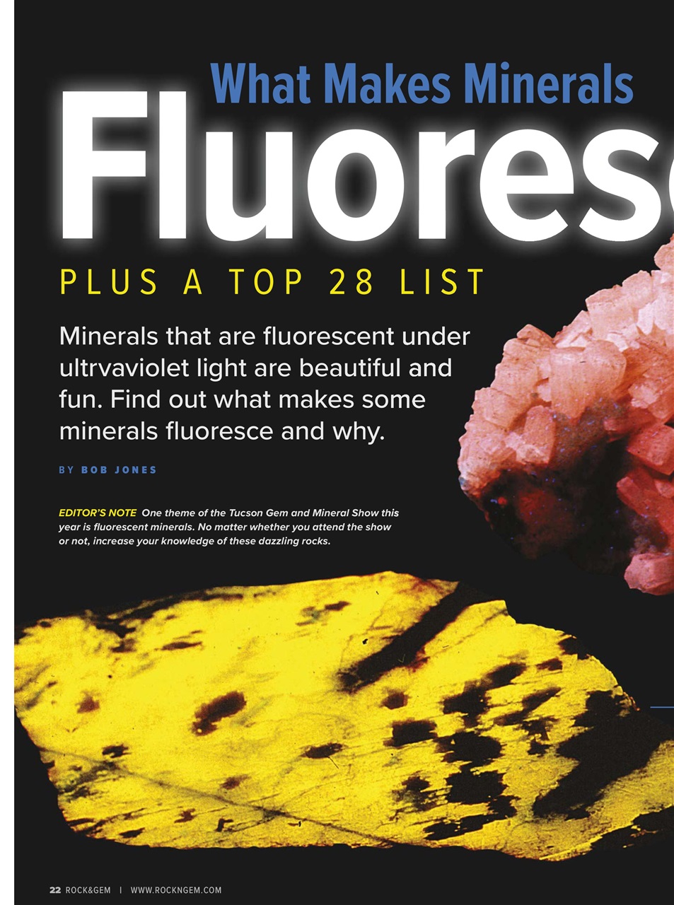 Rock&Gem Magazine Preview Pages