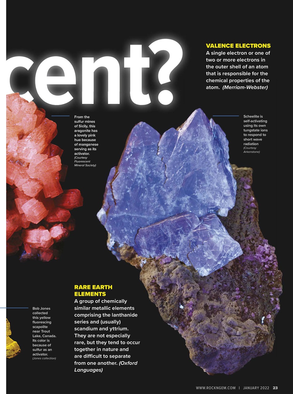 Rock&Gem Magazine Preview Pages