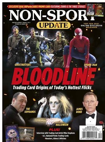 Non-Sport Update Magazine issue Dec 2021 Jan 2022