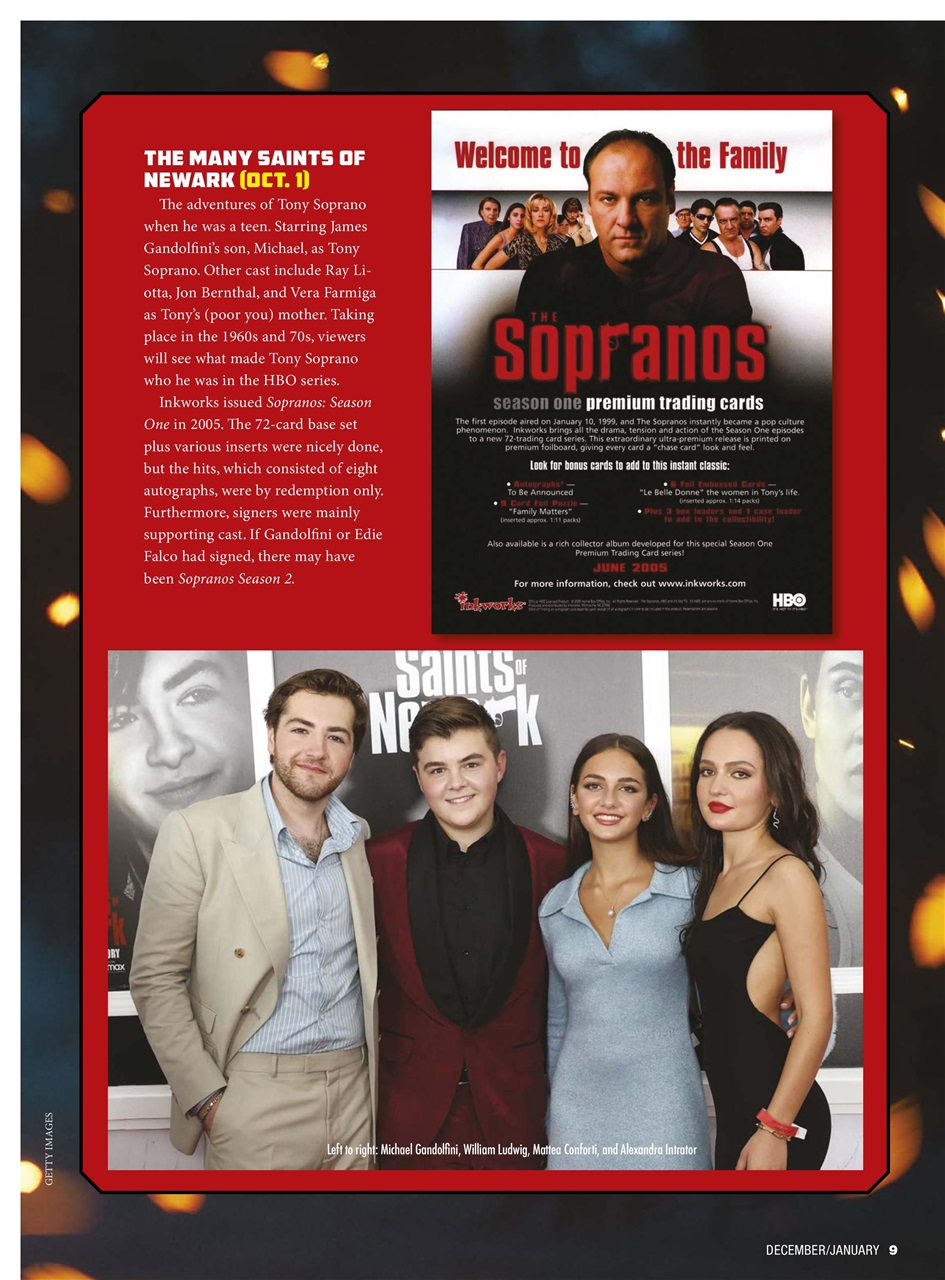 Non-Sport Update Magazine Preview Pages