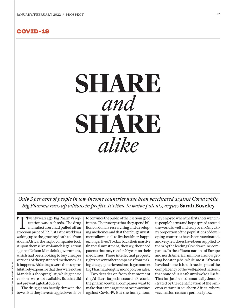 Prospect Magazine Preview Pages