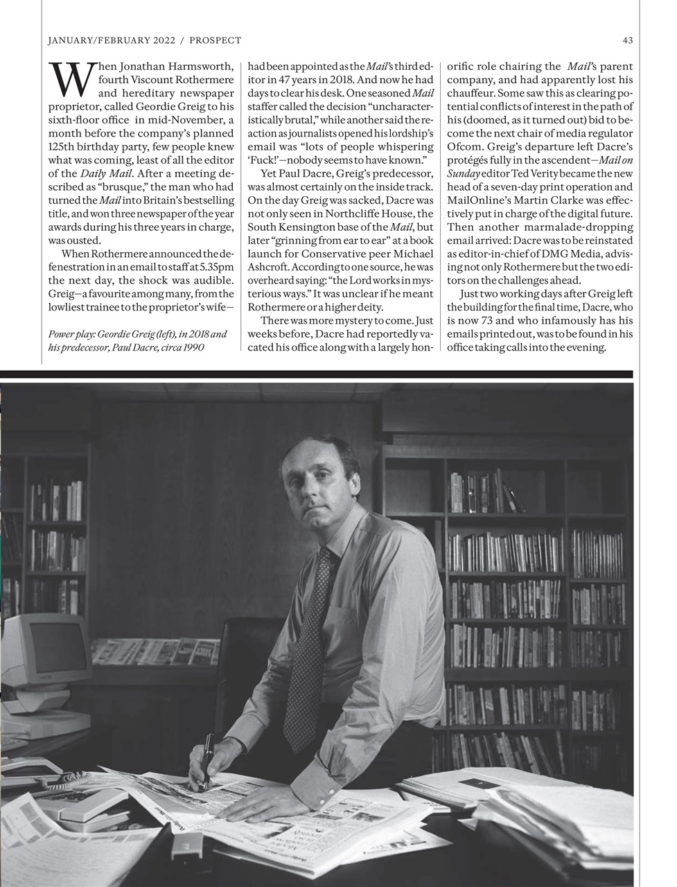 Prospect Magazine Preview Pages