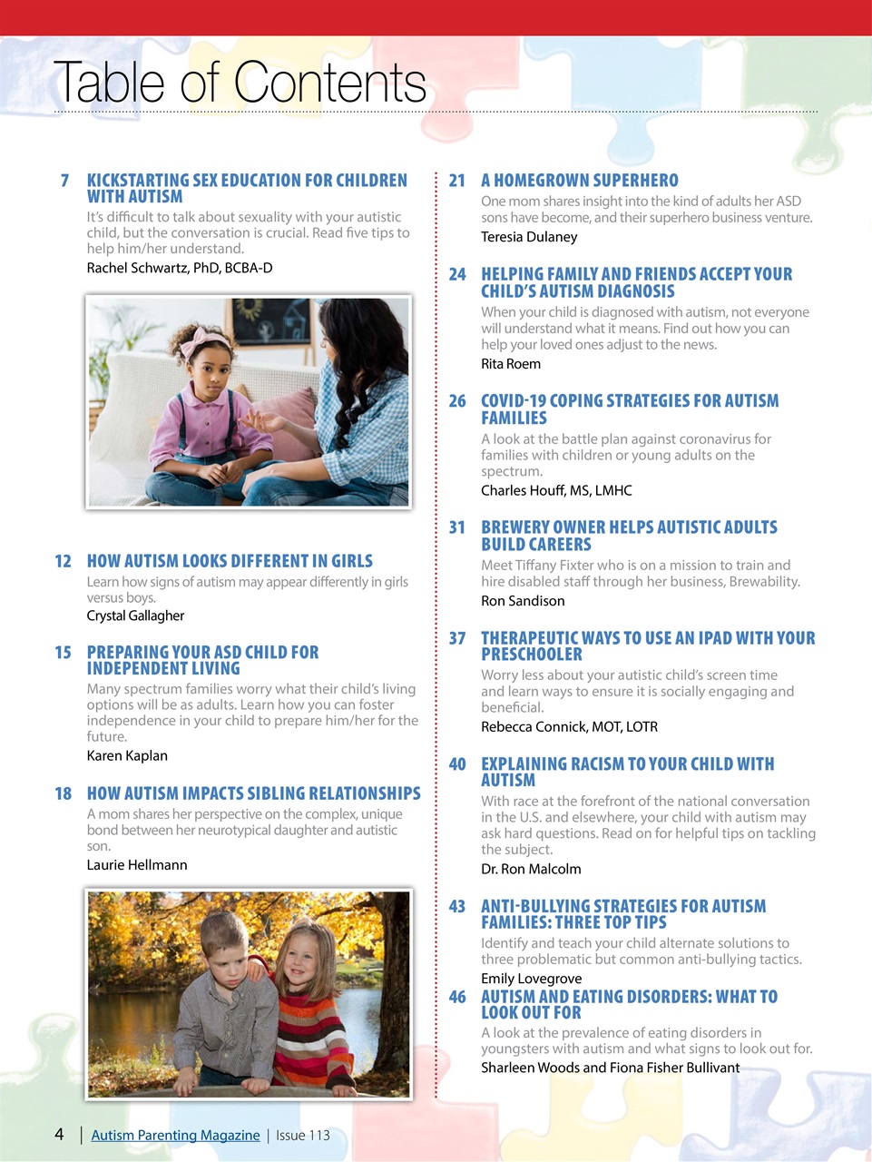 Autism Parenting Preview Pages