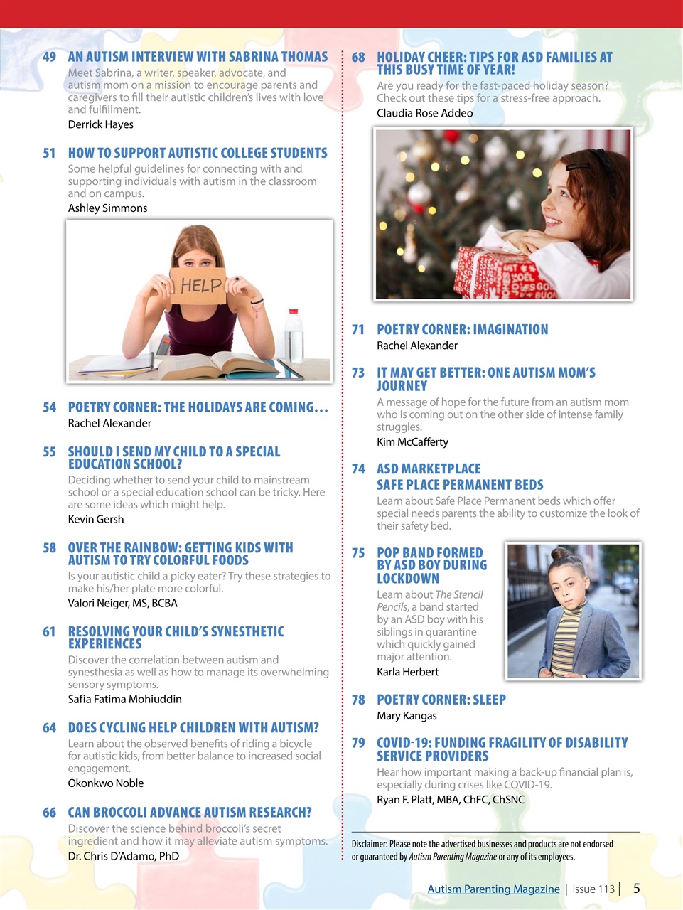 Autism Parenting Preview Pages