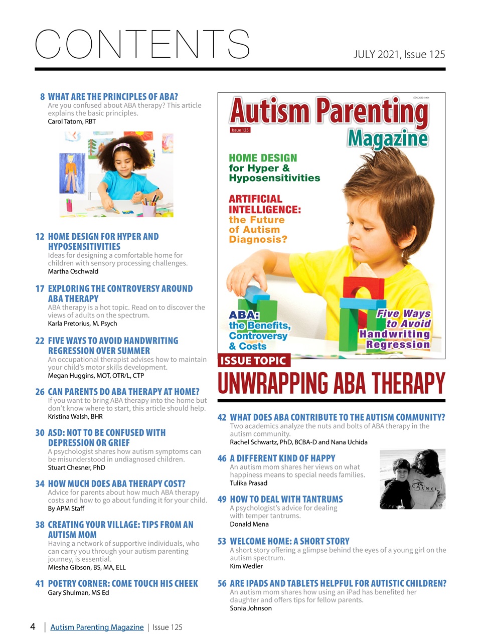 Autism Parenting Preview Pages