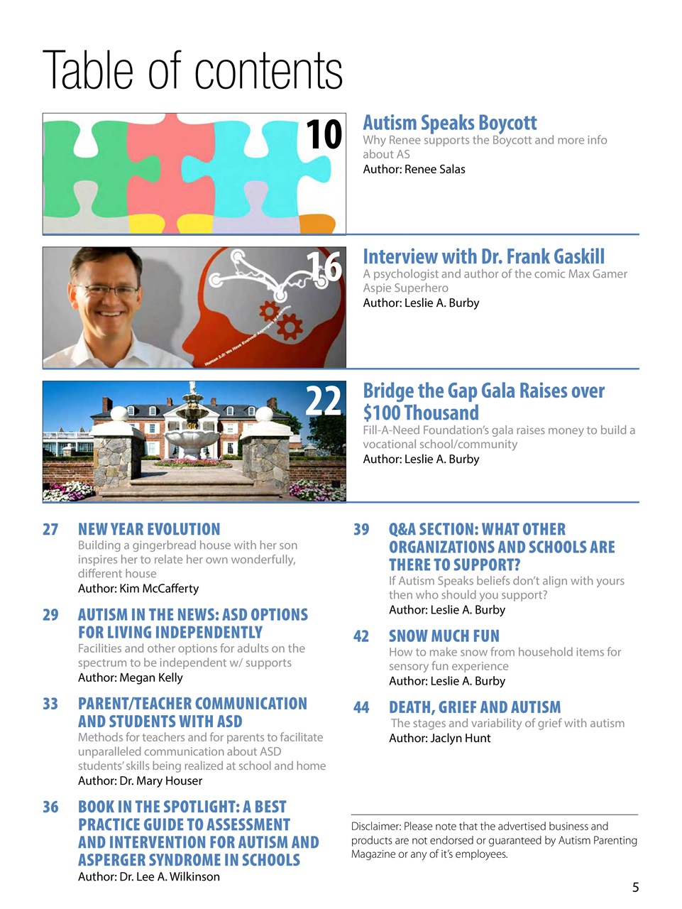 Autism Parenting Preview Pages