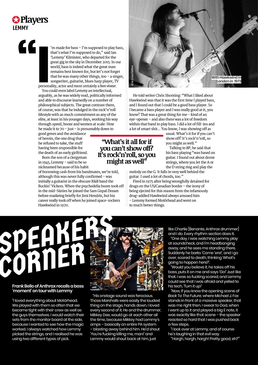 Bass Player UK Preview Pages