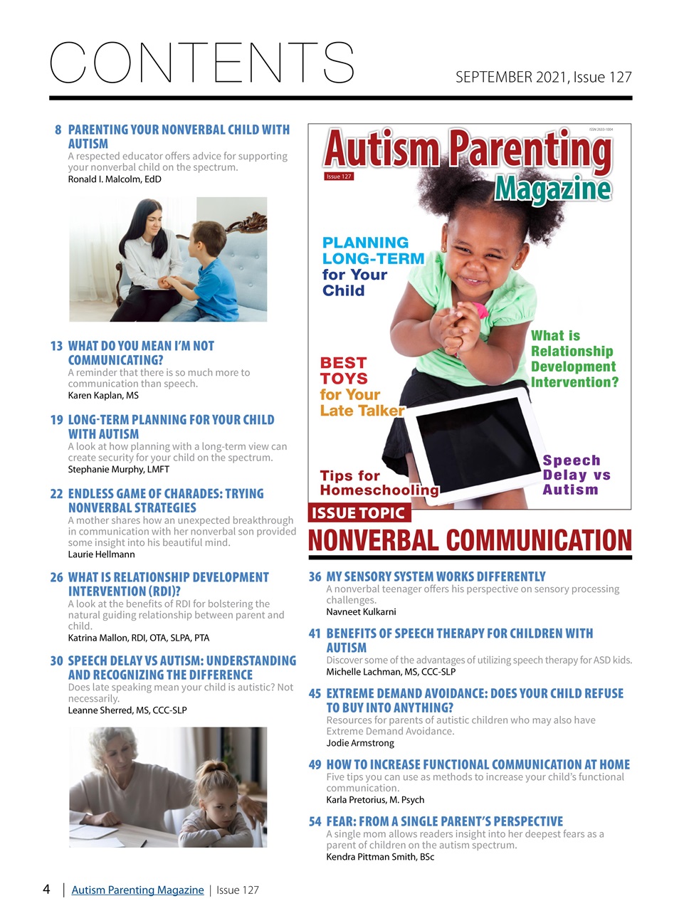 Autism Parenting Preview Pages