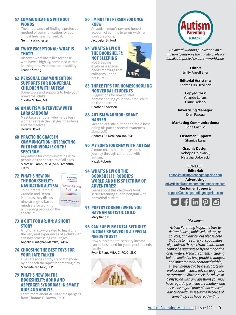 Autism Parenting Preview Pages