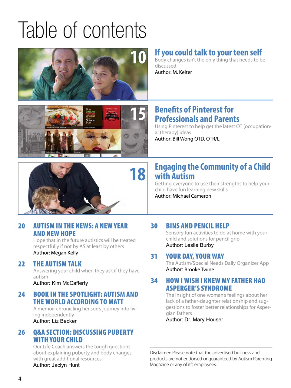 Autism Parenting Preview Pages