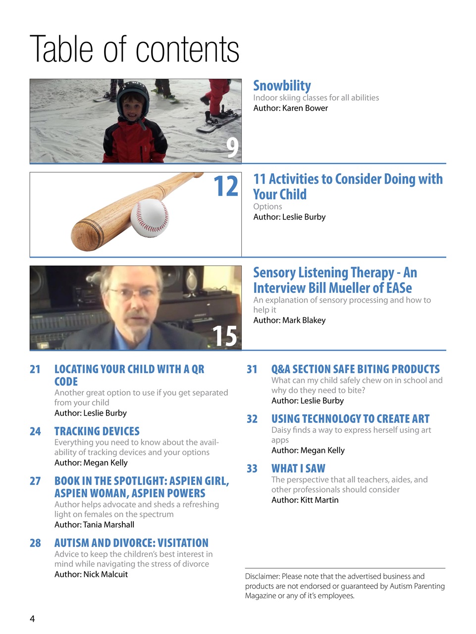 Autism Parenting Preview Pages