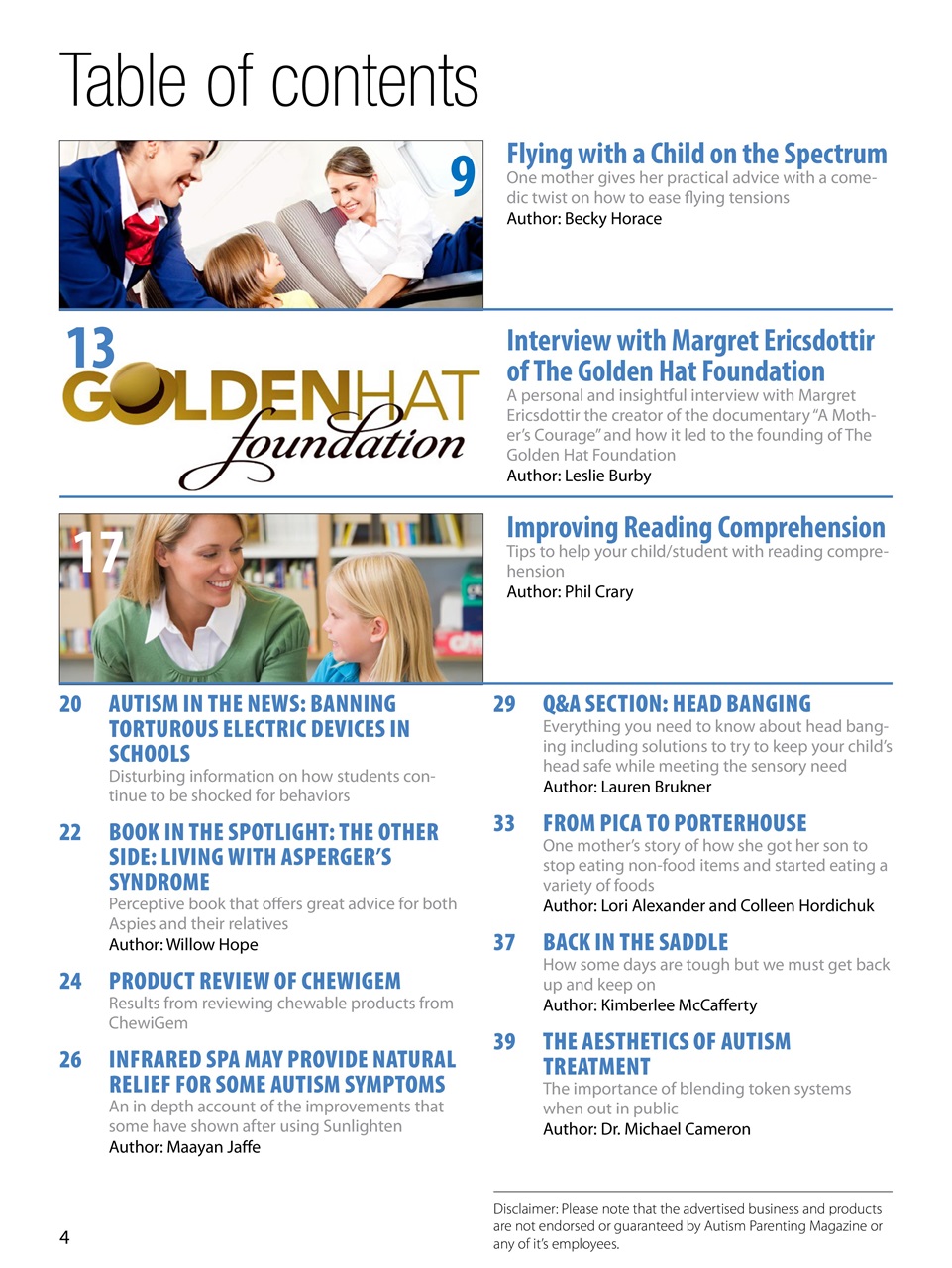 Autism Parenting Preview Pages