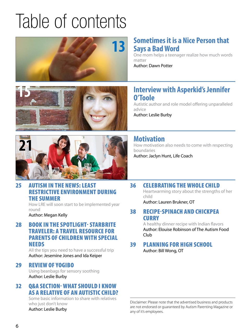 Autism Parenting Preview Pages