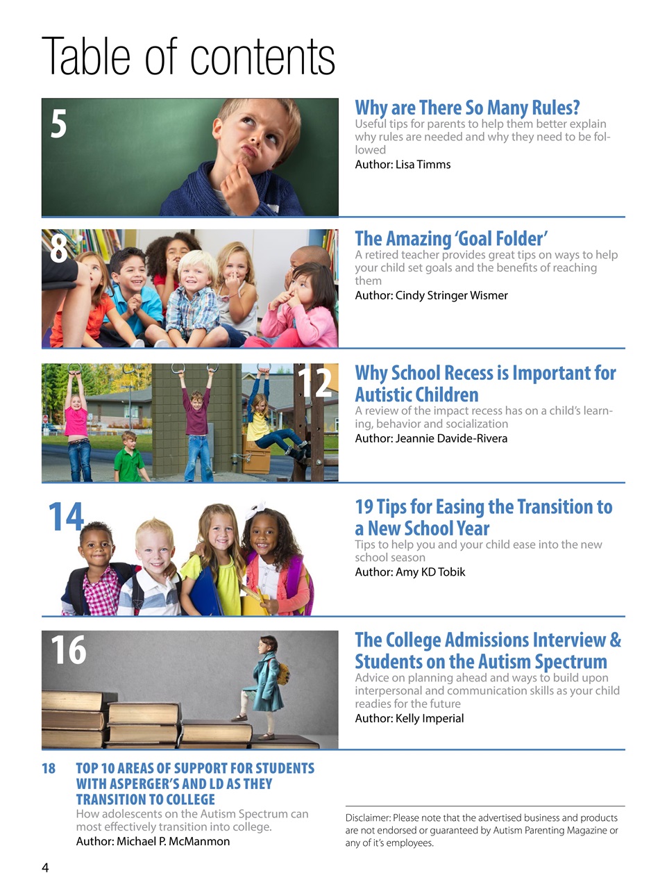 Autism Parenting Preview Pages