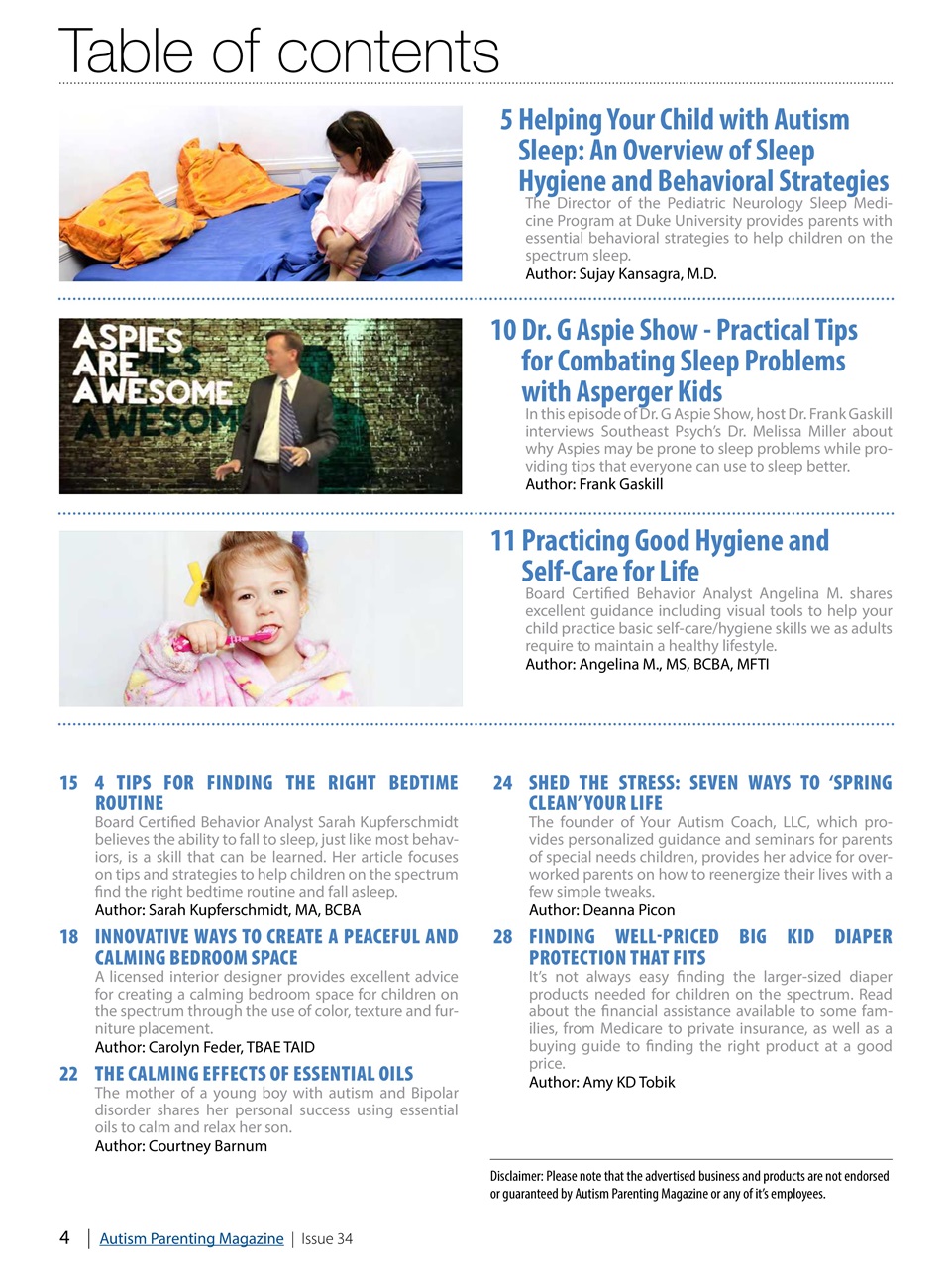 Autism Parenting Preview Pages