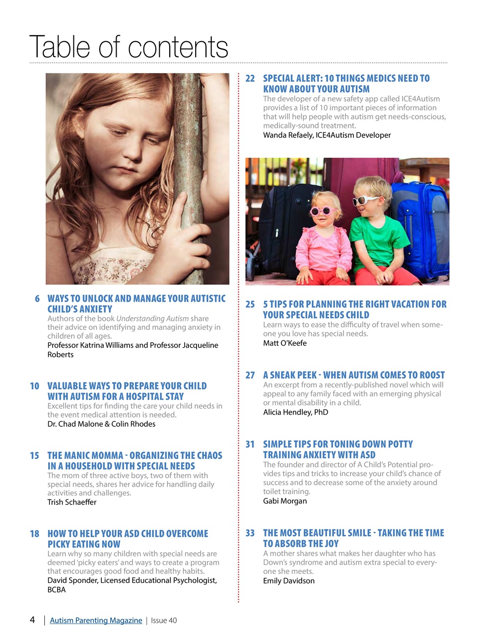 Autism Parenting Preview Pages