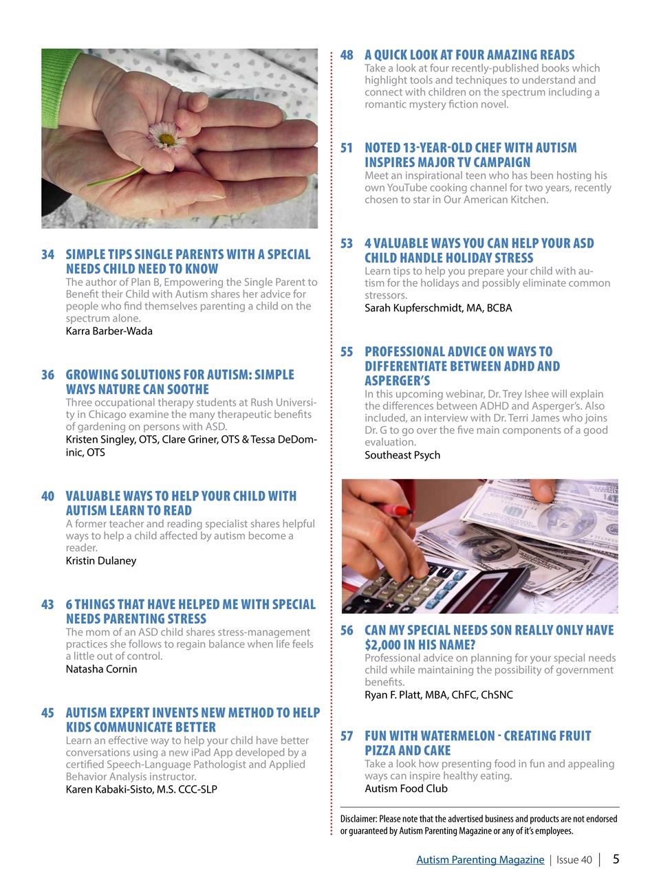 Autism Parenting Preview Pages