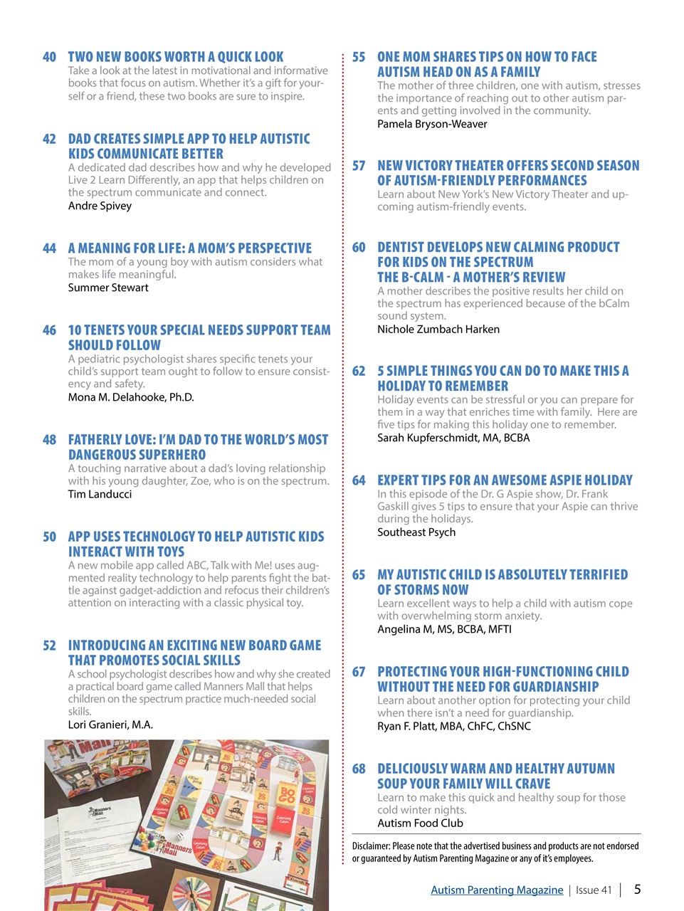 Autism Parenting Preview Pages