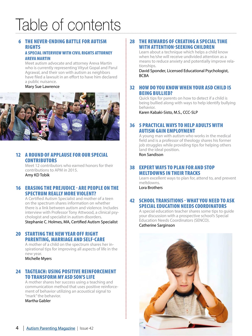 Autism Parenting Preview Pages