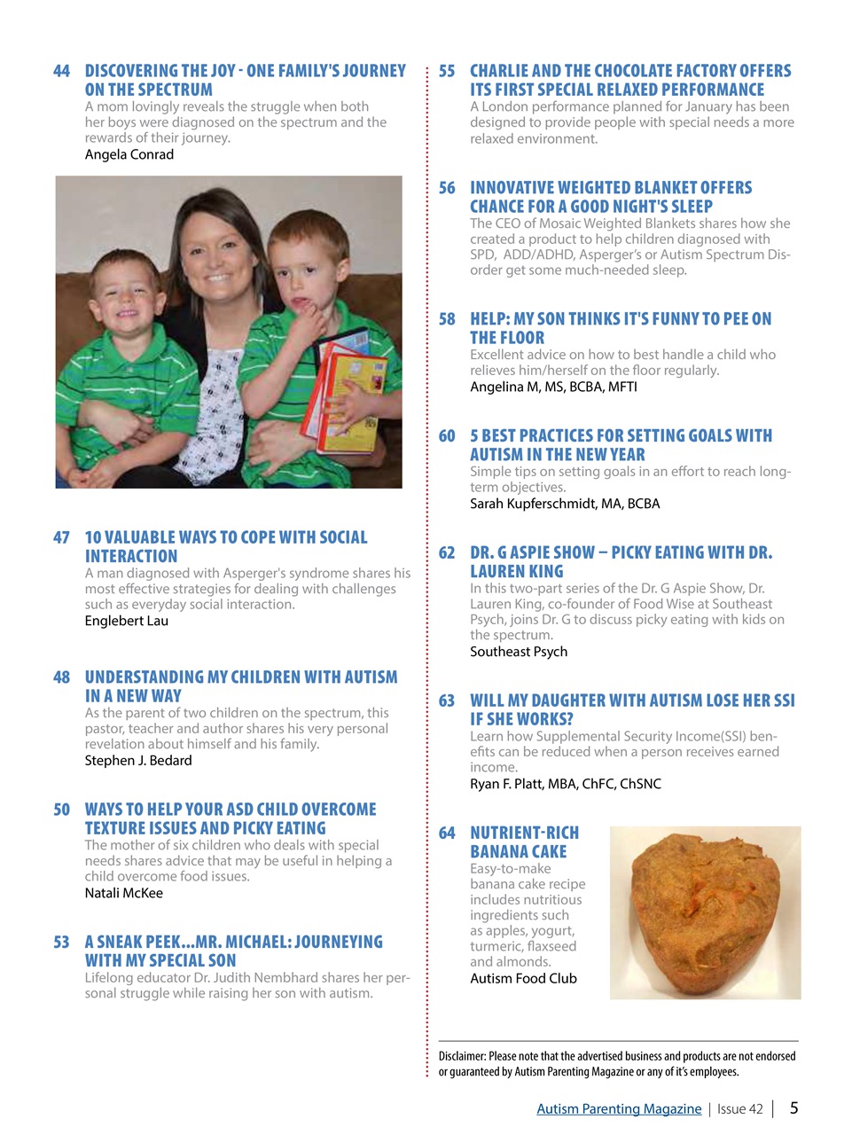 Autism Parenting Preview Pages
