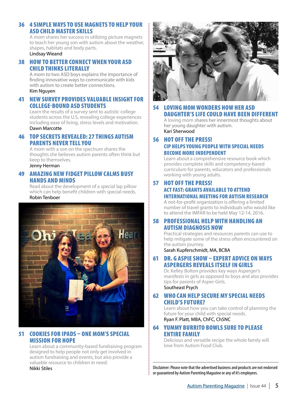 Autism Parenting Preview Pages