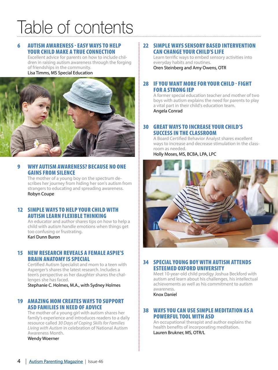 Autism Parenting Preview Pages