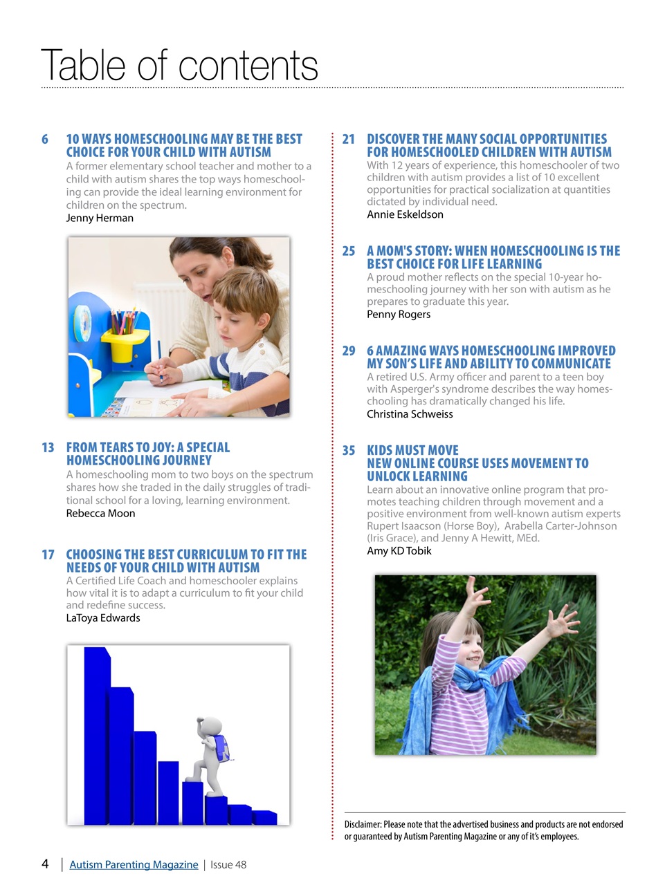 Autism Parenting Preview Pages