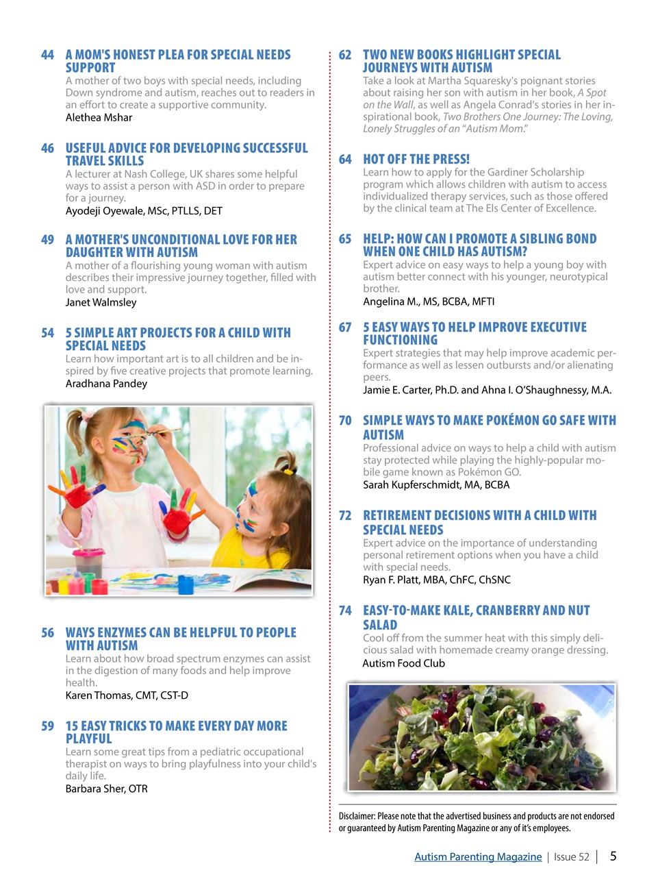 Autism Parenting Preview Pages