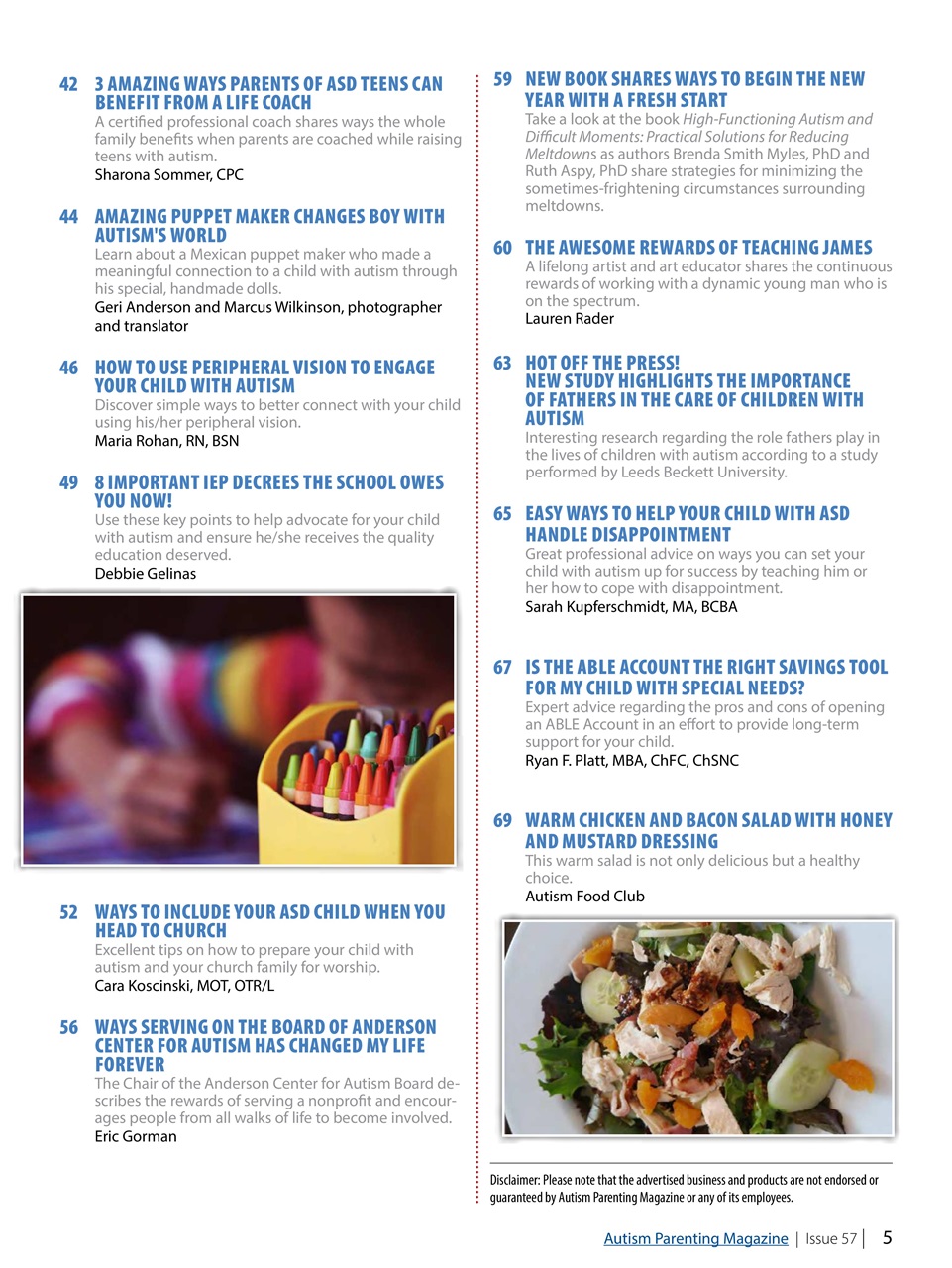 Autism Parenting Preview Pages