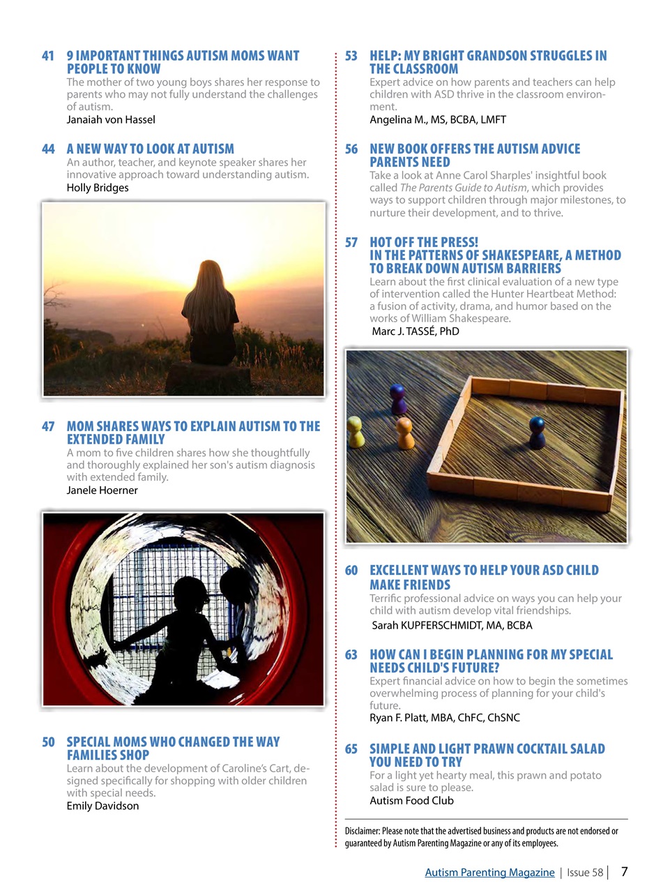 Autism Parenting Preview Pages