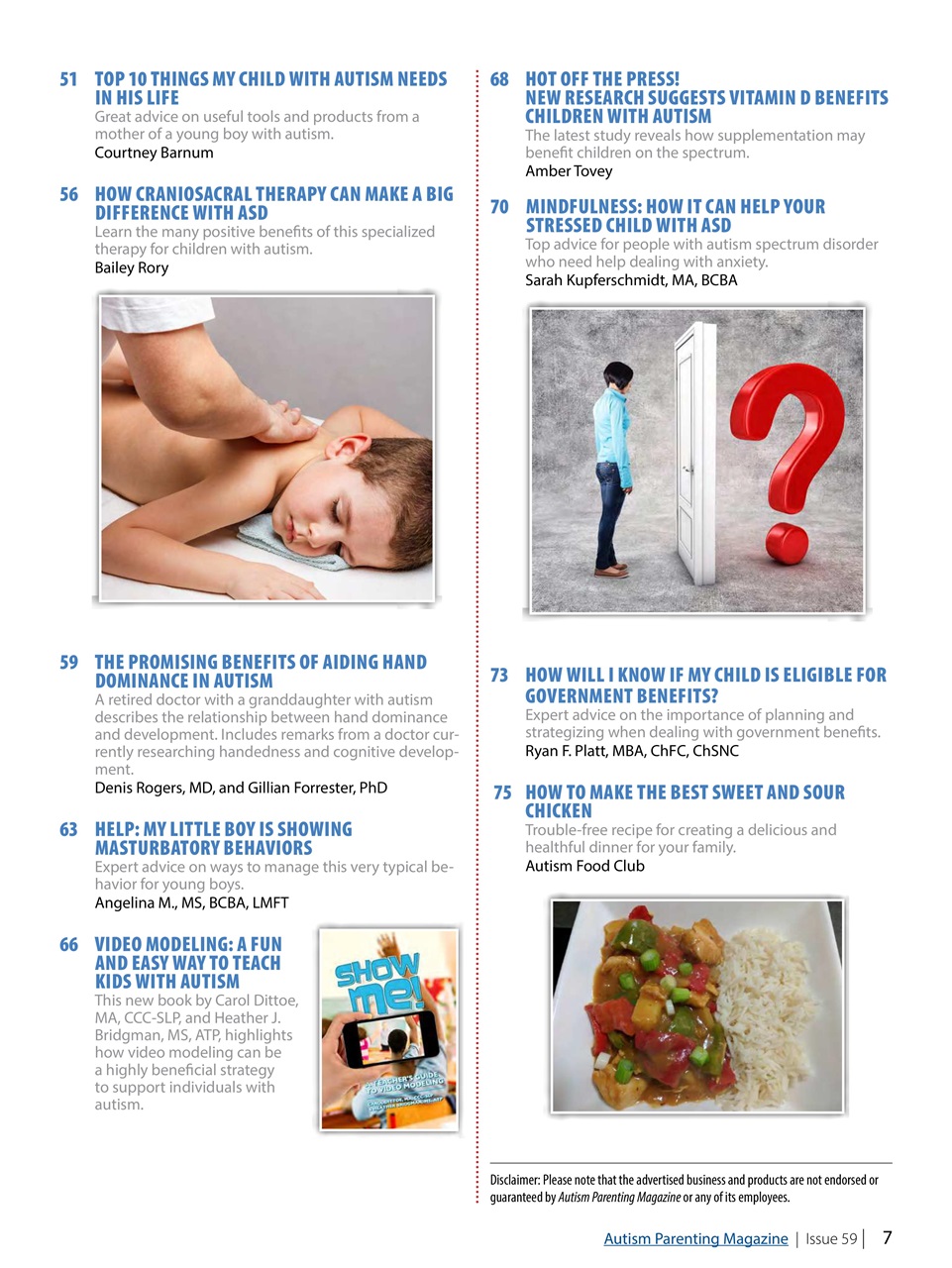 Autism Parenting Preview Pages