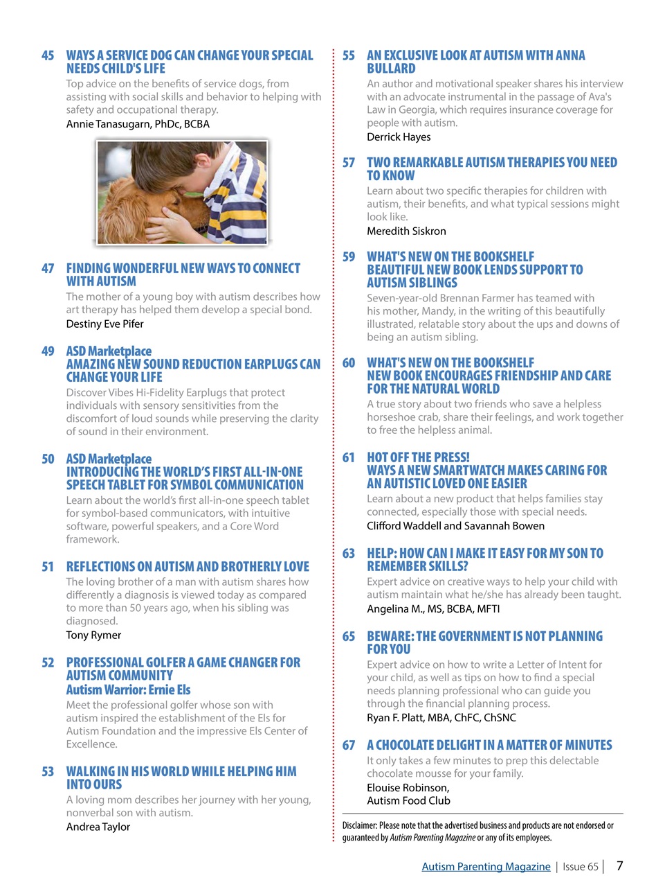 Autism Parenting Preview Pages