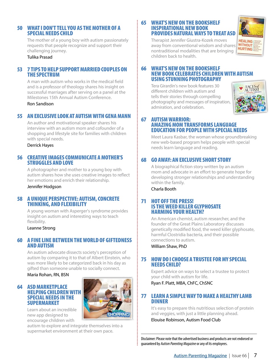 Autism Parenting Preview Pages