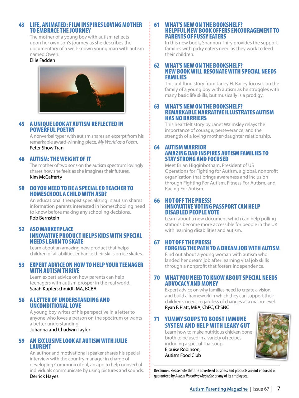 Autism Parenting Preview Pages