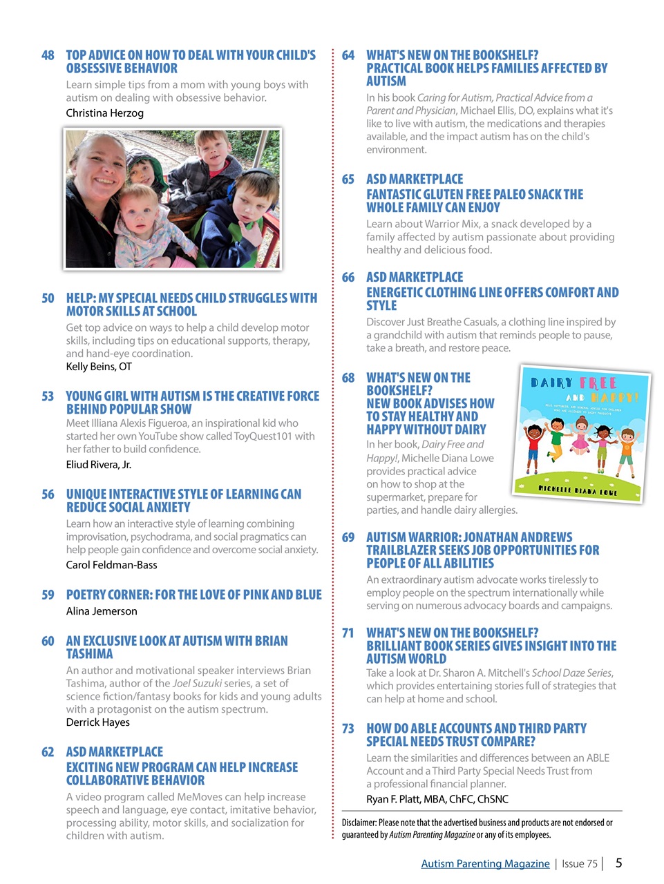 Autism Parenting Preview Pages