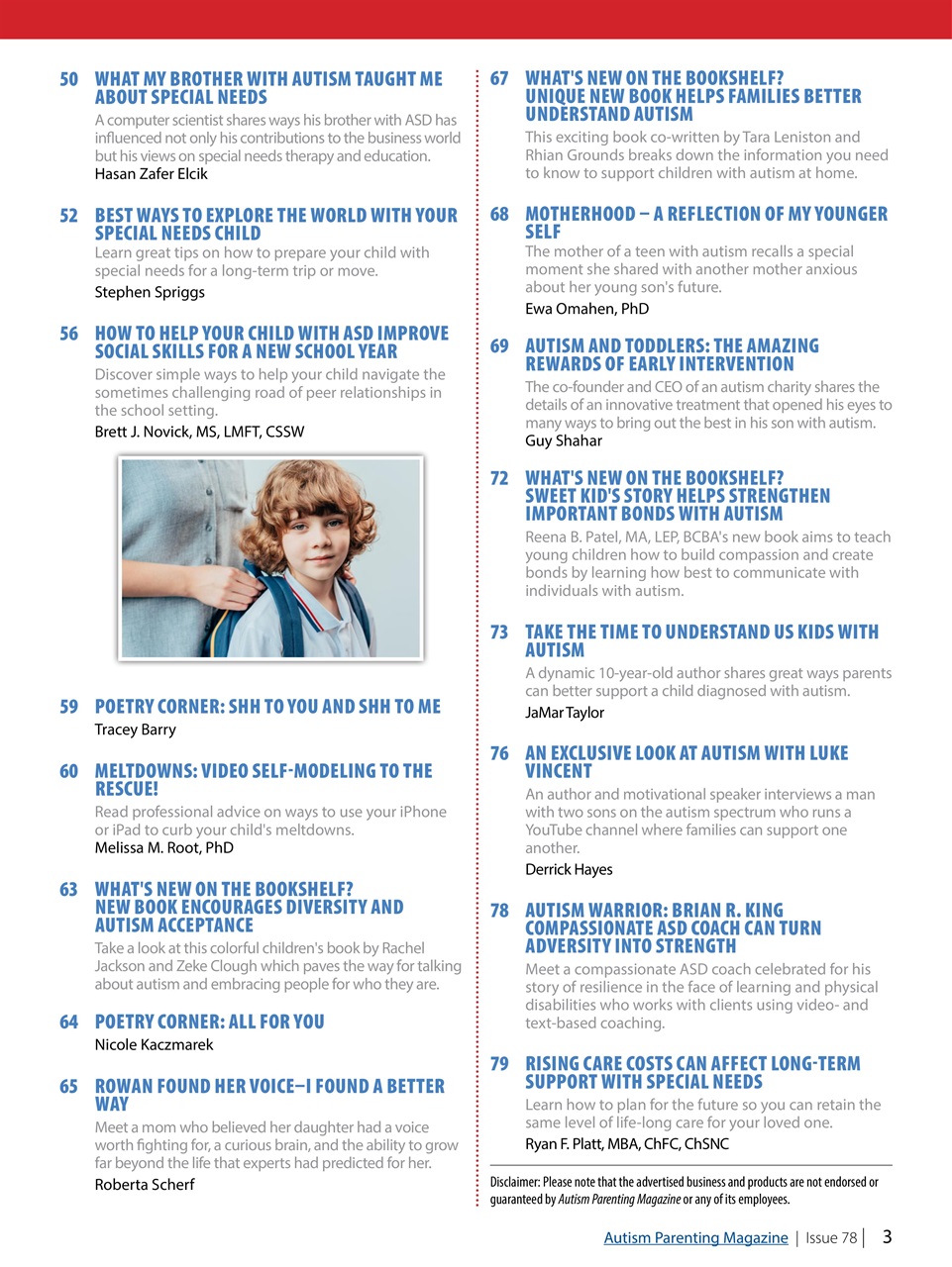 Autism Parenting Preview Pages