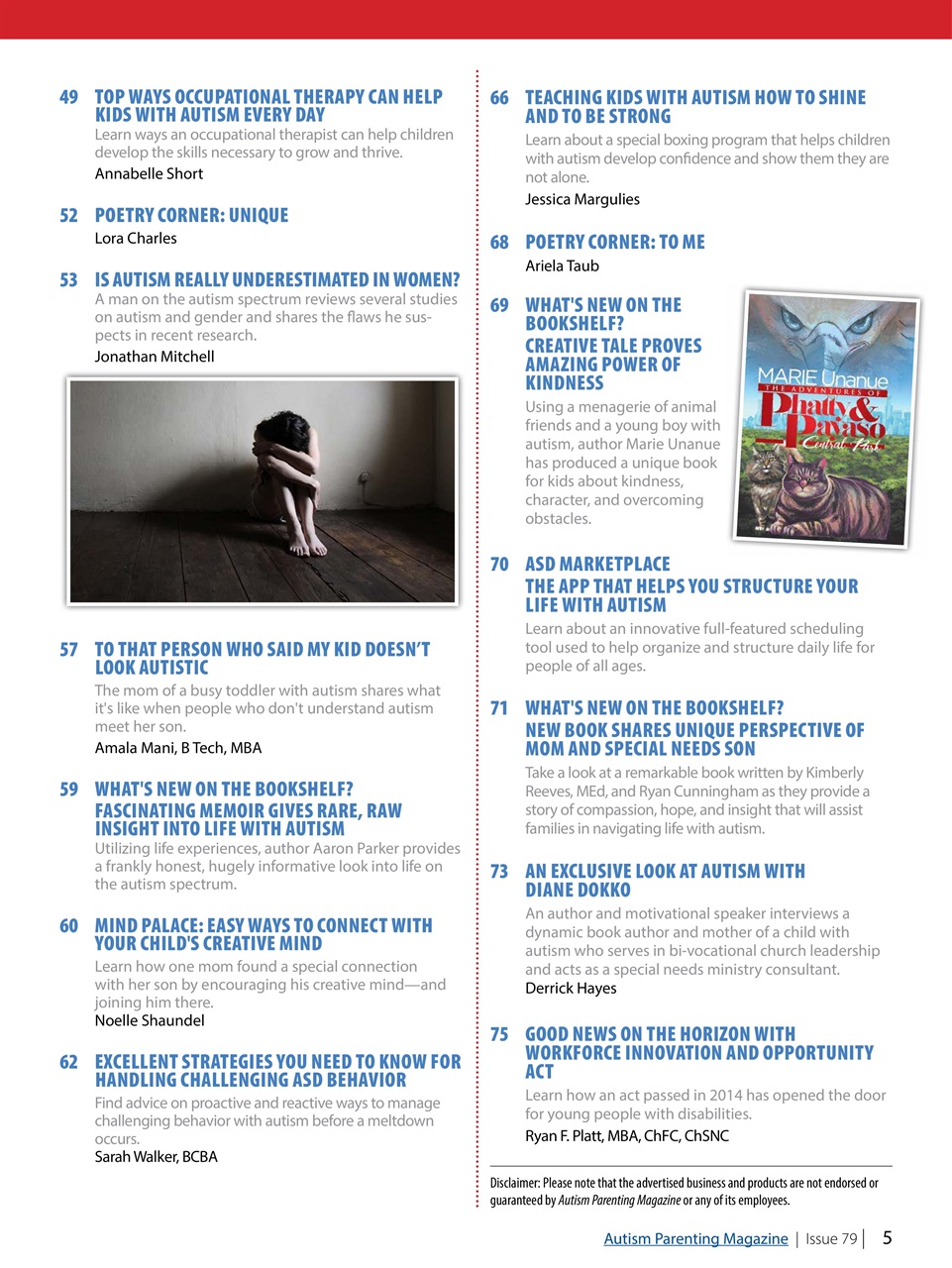 Autism Parenting Preview Pages