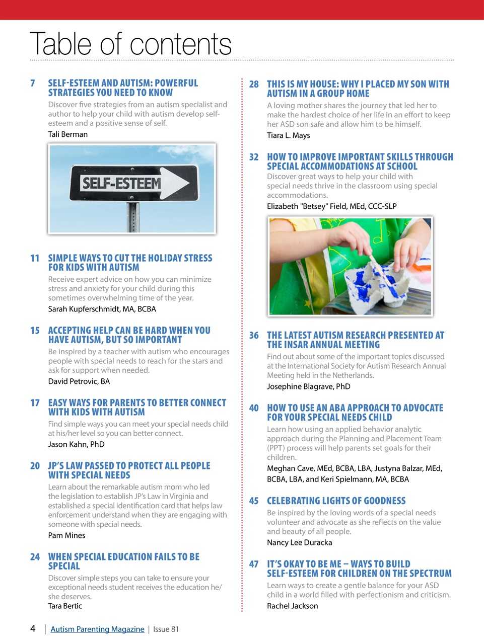 Autism Parenting Preview Pages