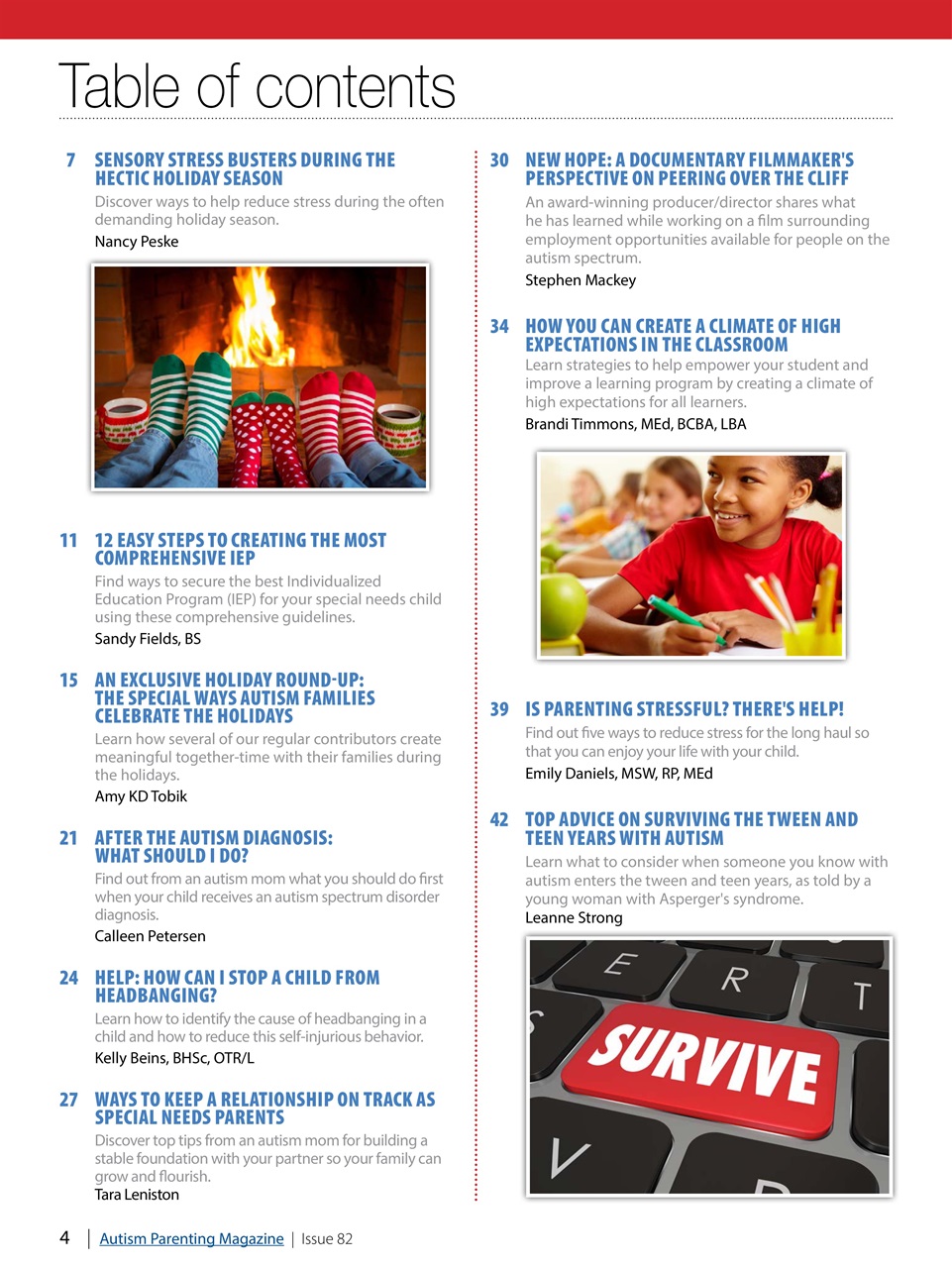 Autism Parenting Preview Pages