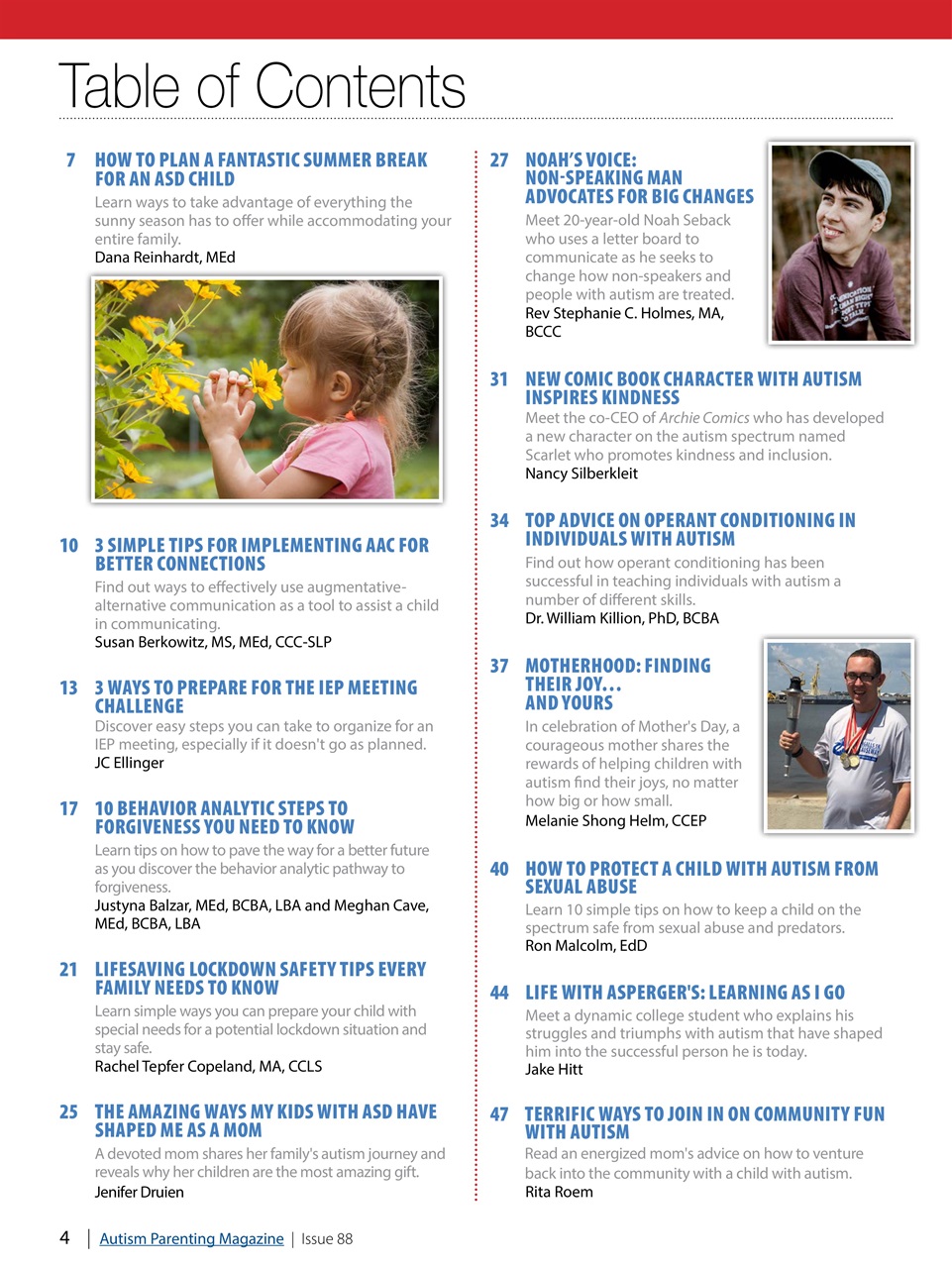 Autism Parenting Preview Pages