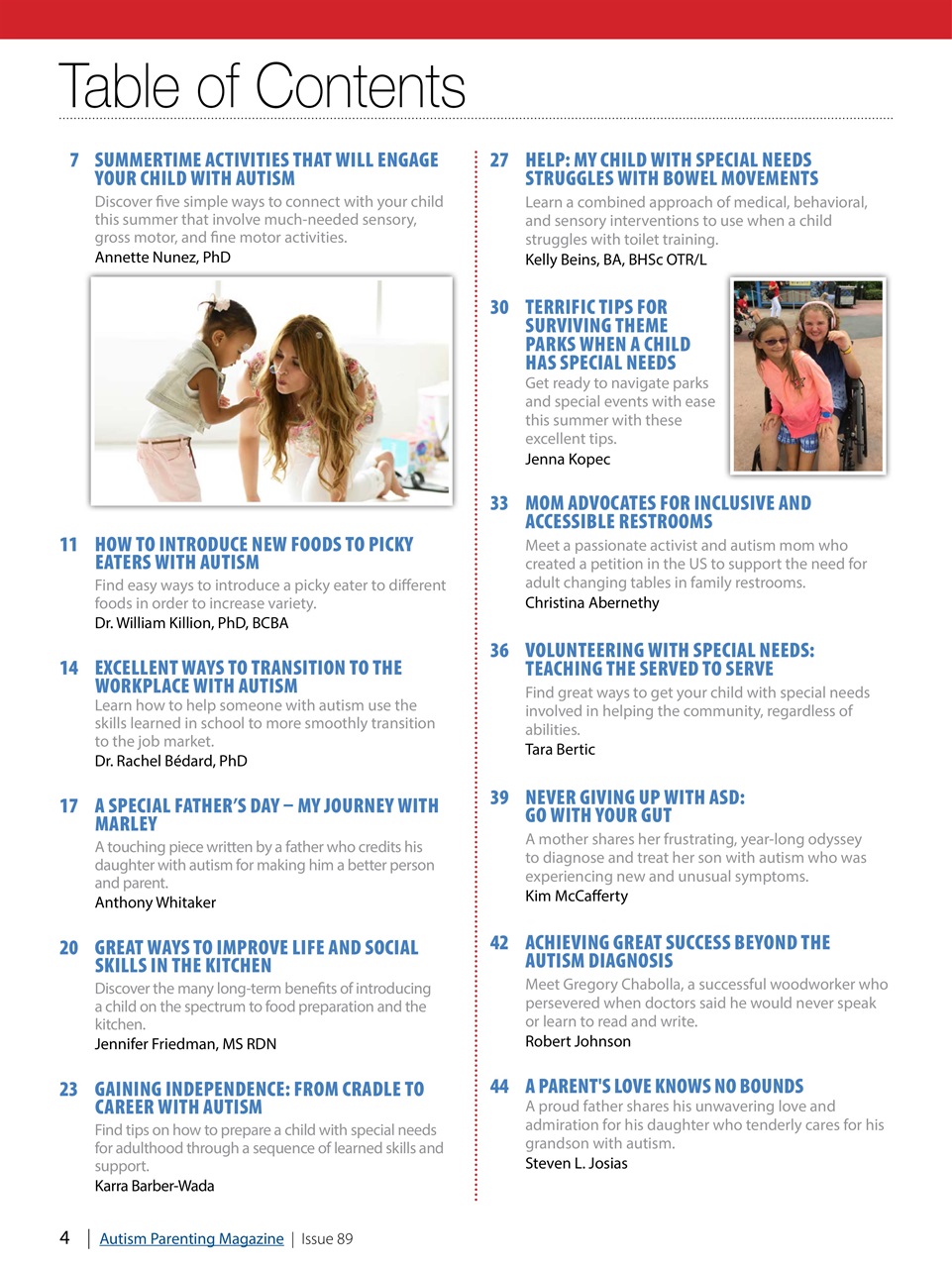 Autism Parenting Preview Pages