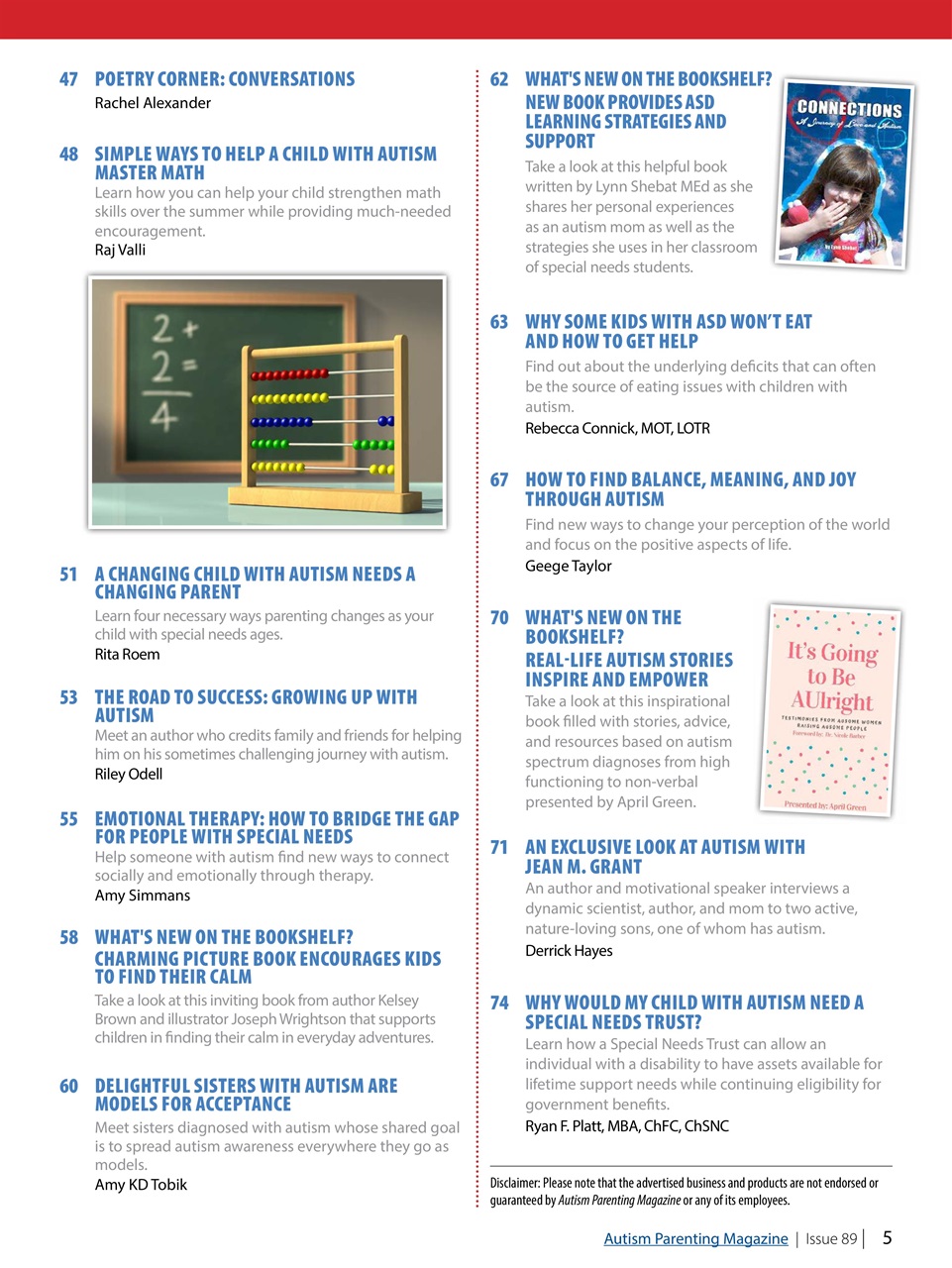 Autism Parenting Preview Pages