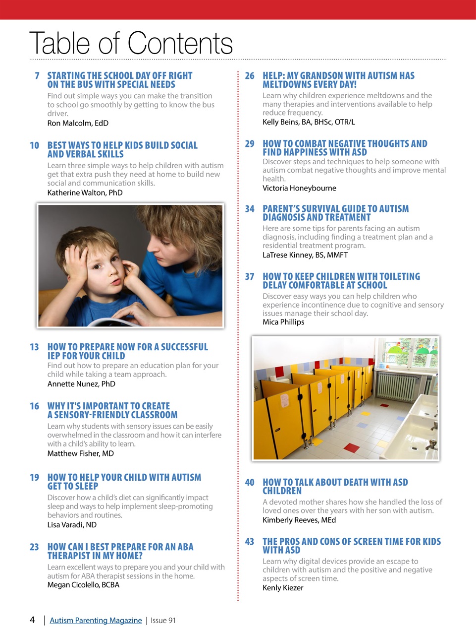 Autism Parenting Preview Pages