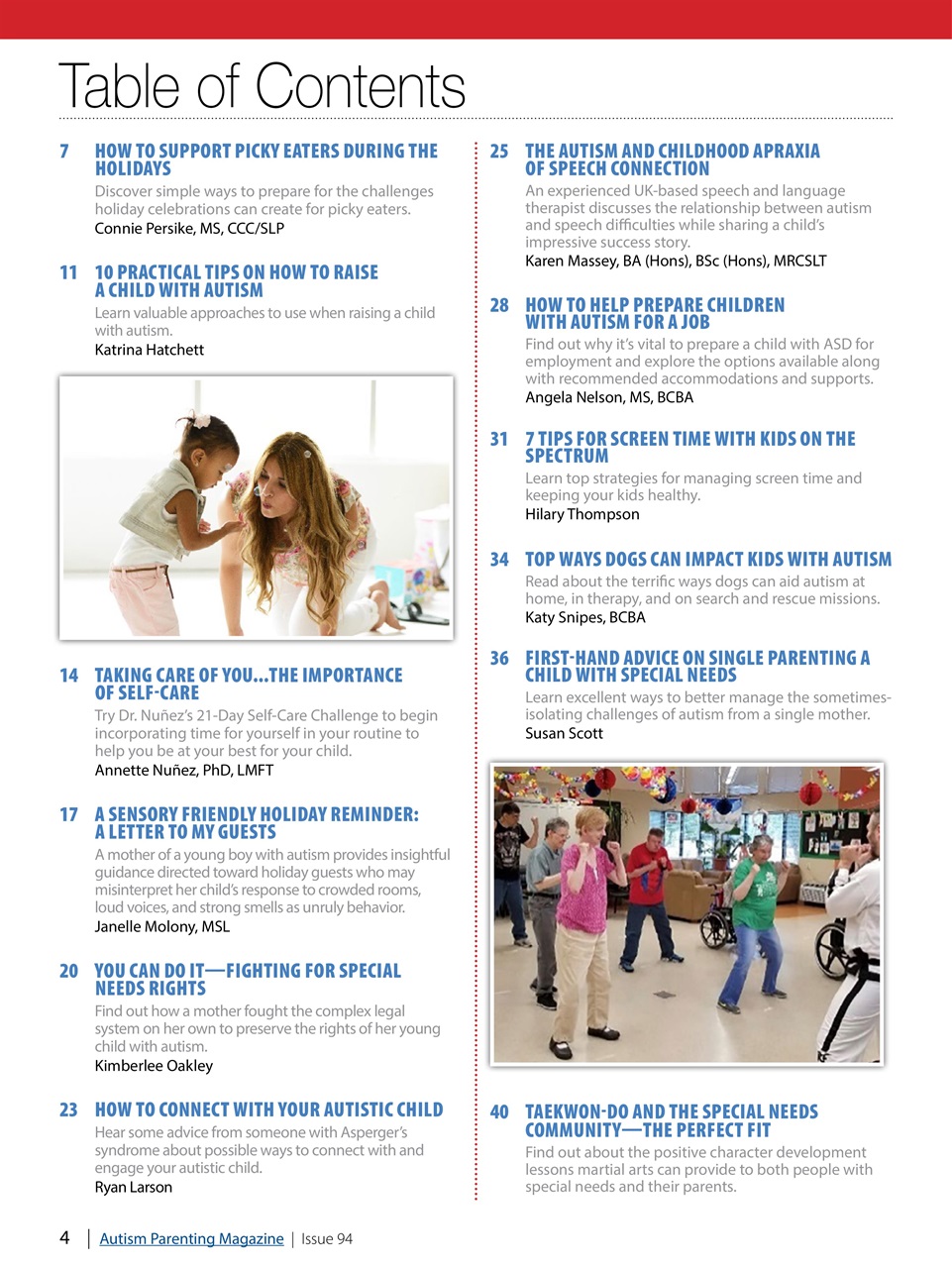 Autism Parenting Preview Pages