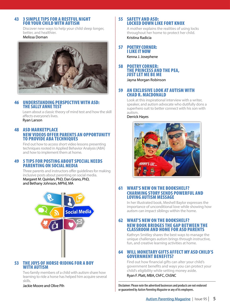 Autism Parenting Preview Pages