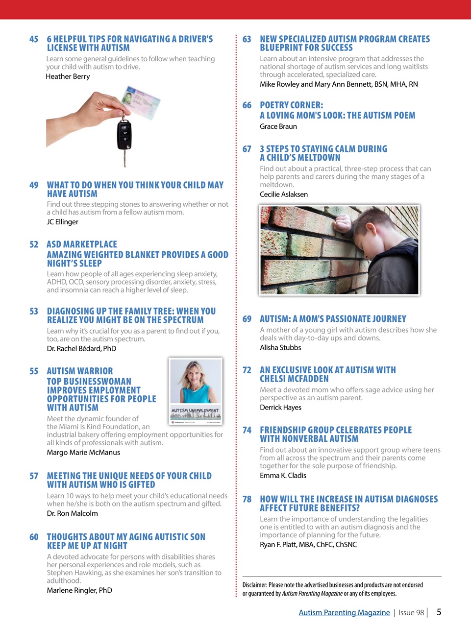 Autism Parenting Preview Pages